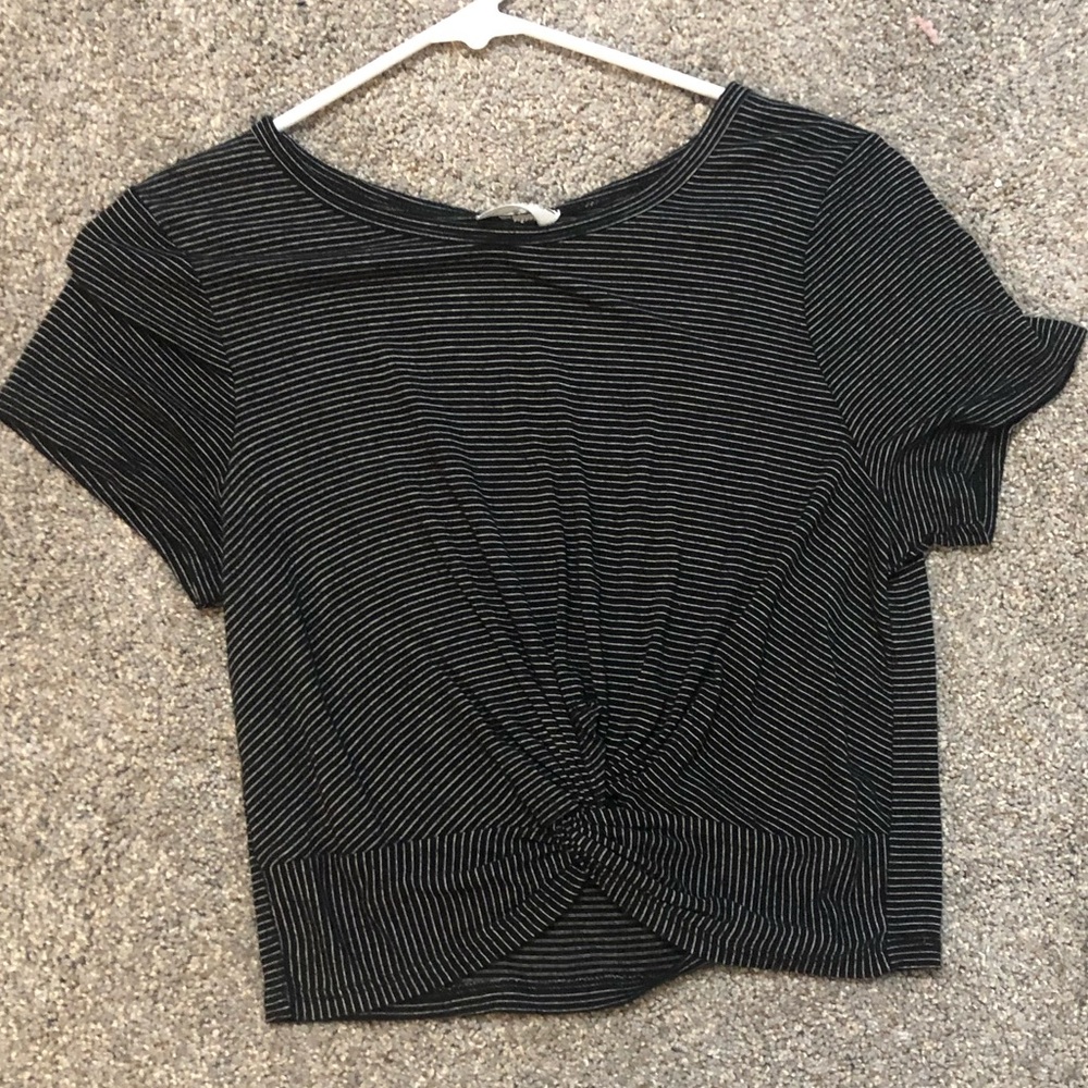 cropped macys top
